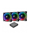 Thermaltake Wentylator Riing 14 RGB TT Premium Edition 3 Pack (3x140mm, LNC, 1400 RPM) Retail/BOX - nr 17