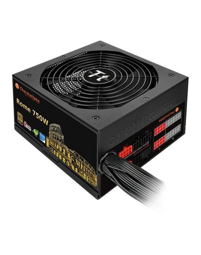 THERMALTAKE PSU 750W Thermaltake Rome 80+ Gold, 80plus/14CM/6+2 pin/ PCI-E*4 główny