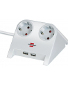 Brennenstuhl Desktop-Power USB-Charger 2x Power 2x USB - white - nr 1