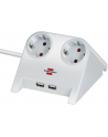 Brennenstuhl Desktop-Power USB-Charger 2x Power 2x USB - white - nr 5