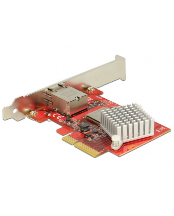 DeLOCK PCIe x4 Gigabit LAN RJ45 NBase-T + Low profile adapter