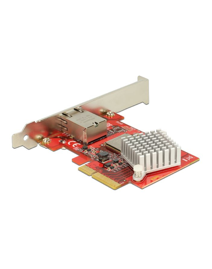 DeLOCK PCIe x4 Gigabit LAN RJ45 NBase-T + Low profile adapter główny