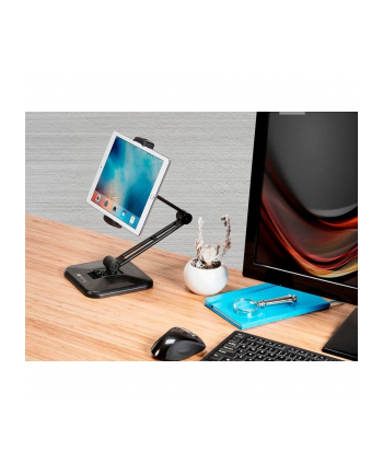 Techly Ramię biurkowe / ścienne do Tabletu i iPad 4.7''-12.9'' regulowane czarne nr 1