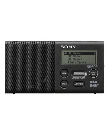 Sony XDR-P1DBP Black, Radio