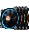 Thermaltake Wentylator Riing 12 LED RGB 256 color 3 Pack (3x120mm, LNC, 1500 RPM) Retail/BOX - nr 27