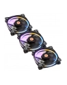 Thermaltake Wentylator Riing 12 LED RGB 256 color 3 Pack (3x120mm, LNC, 1500 RPM) Retail/BOX - nr 39