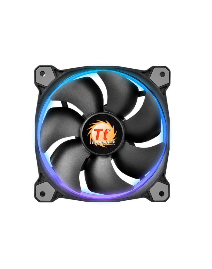 Thermaltake Wentylator Riing 12 LED RGB 256 color 3 Pack (3x120mm, LNC, 1500 RPM) Retail/BOX główny