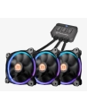 Thermaltake Wentylator Riing 12 LED RGB 256 color 3 Pack (3x120mm, LNC, 1500 RPM) Retail/BOX - nr 74