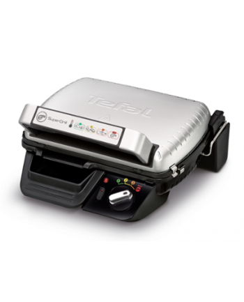 Grill elektryczny Tefal GC 450B (2000W stołowy-zamykany  srebrny)