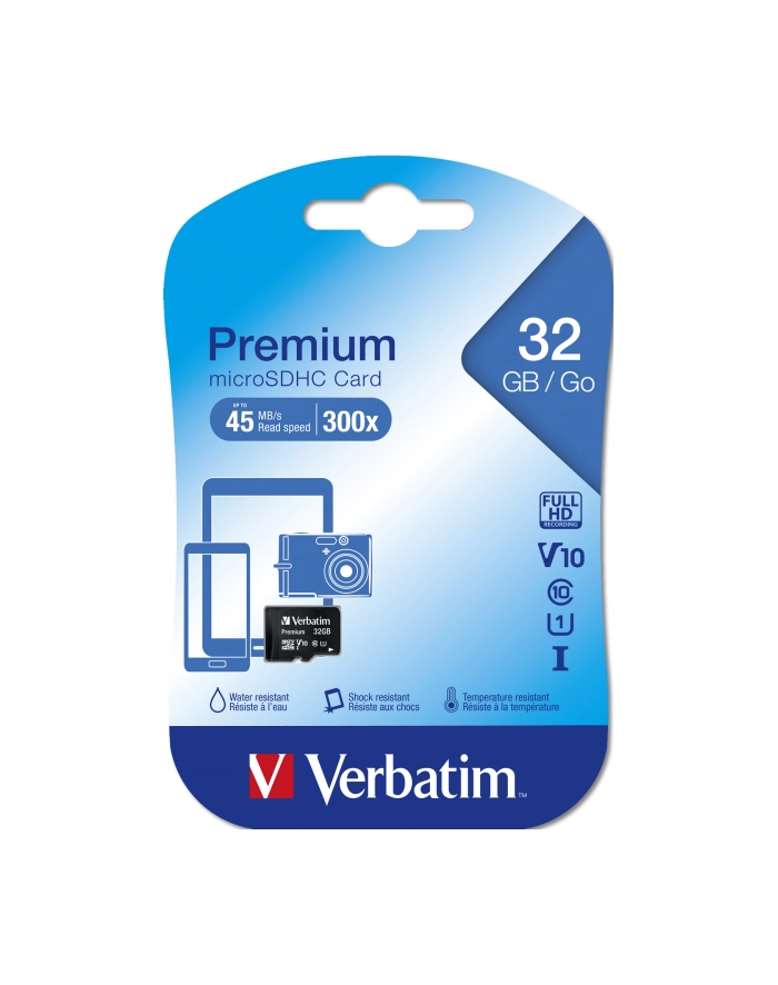 Verbatim Micro SDHC 32GB Class10 główny
