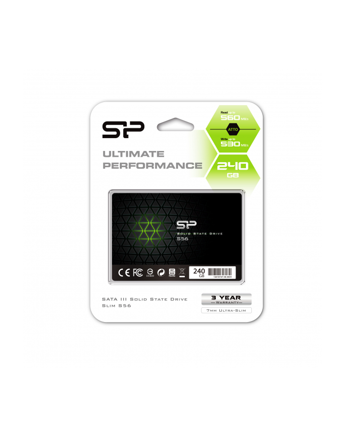 Silicon Power SSD SLIM S56 240GB 2,5 SATA3 560/530MB/s 7mm główny