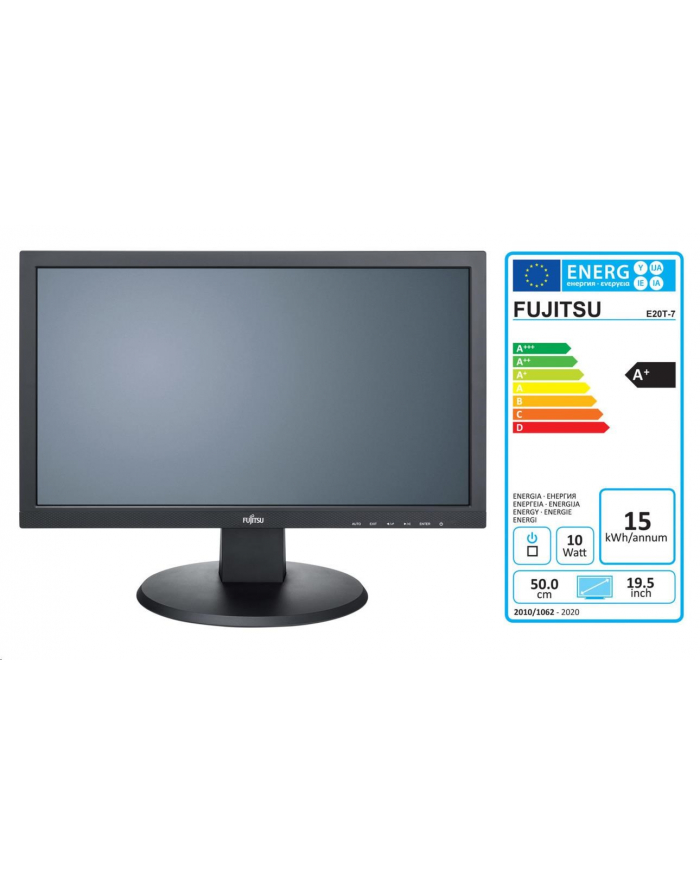 Fujitsu 19.5'' Display E20T-7LED Black S26361-K1538-V161 główny