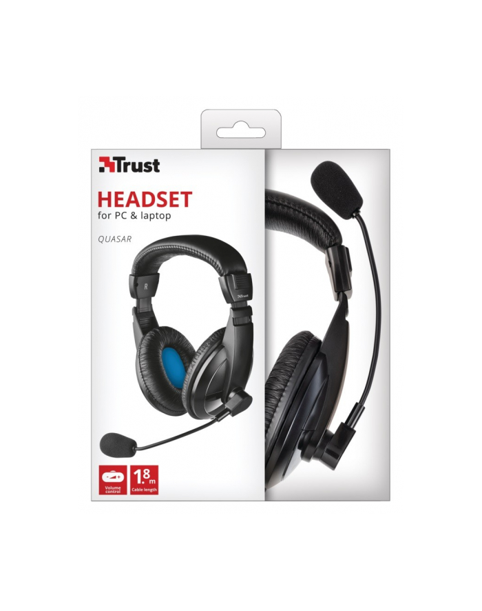 Trust Quasar Headset for PC and LAPTOP główny