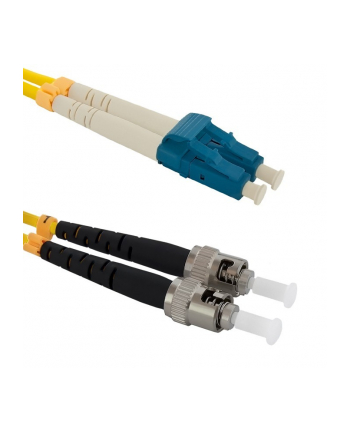 Qoltec Patchcord światłowodowy LC/UPC-ST/UPC | SM | 9/125 | G652D | 3m