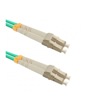 Qoltec Patchcord światłowodowy LC/UPC-LC/UPC | MM | 50/125 | OM3 | 2m