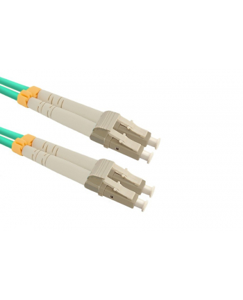 Qoltec Patchcord światłowodowy LC/UPC-LC/UPC | MM | 50/125 | OM3 | 2m