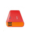 Adata PowerBank PT100 10000mAh 3.1A Czerwony/Pomarańczowy - nr 13