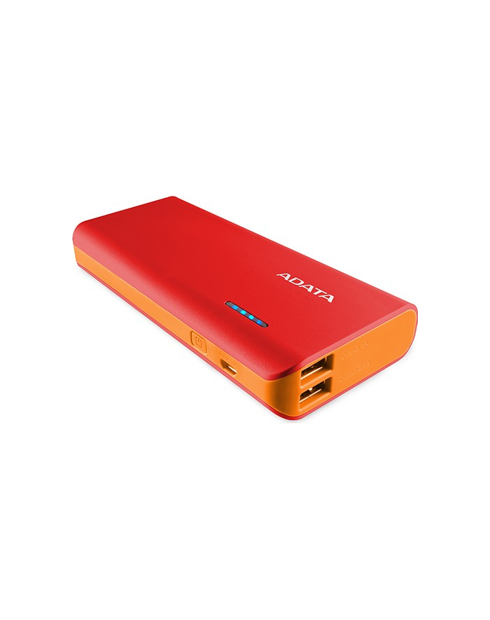 Adata PowerBank PT100 10000mAh 3.1A Czerwony/Pomarańczowy główny