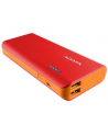 Adata PowerBank PT100 10000mAh 3.1A Czerwony/Pomarańczowy - nr 22