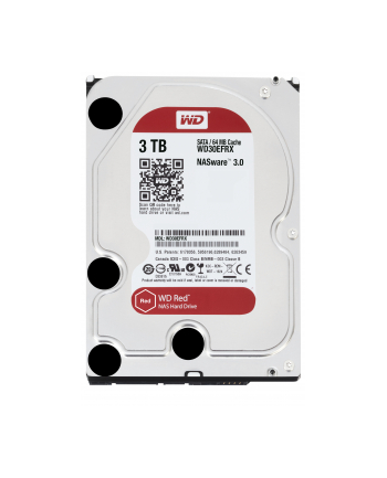 Dysk HDD Western Digital RED 3 5  3TB SATA III 64MB 5400obr/min