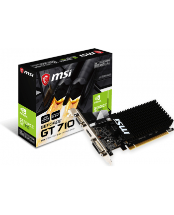 MSI GF GT 710 2048MB DDR3/64b V/H/D PCI-E LP