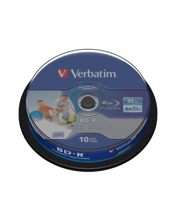 BD-R Verbatim Printable Datalife 25GB 6x 10szt. cake