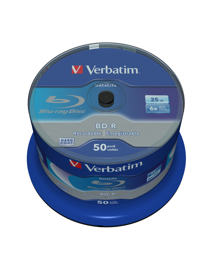BD-R Verbatim Datalife 25GB 6x 50szt. cake główny