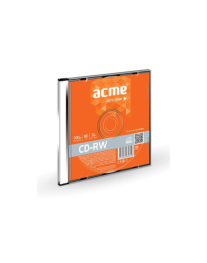 CD-RW ACME 700MB 12x 1szt. slim box główny