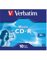 CD-R Verbatim Audio 700MB 16x 10szt. case - nr 13