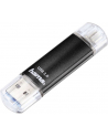 Hama Polska Flashdrive Leata Twin 64GB mikroUSB 2.0/USB 3.0 OTG czarny - nr 14