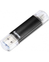 Hama Polska Flashdrive Leata Twin 64GB mikroUSB 2.0/USB 3.0 OTG czarny - nr 17