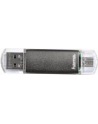 Hama Polska Flashdrive Leata Twin 64GB mikroUSB 2.0/USB 3.0 OTG czarny - nr 26