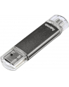Hama Polska Flashdrive Leata Twin 64GB mikroUSB 2.0/USB 3.0 OTG czarny - nr 27