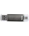 Hama Polska Flashdrive Leata Twin 64GB mikroUSB 2.0/USB 3.0 OTG czarny - nr 29