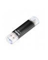 Hama Polska Flashdrive Leata Twin 64GB mikroUSB 2.0/USB 3.0 OTG czarny - nr 2