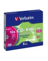 CD-RW Verbatim 700MB 12x 5szt. slim case - nr 1