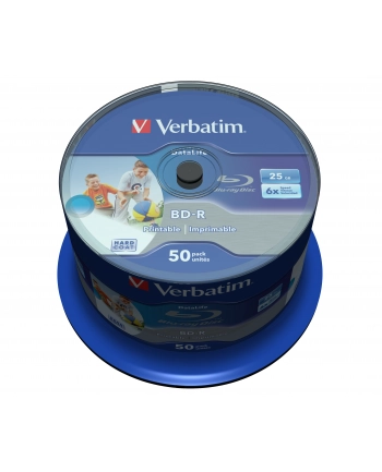 BD-R Verbatim Printable Datalife 25GB 6x 50szt. cake