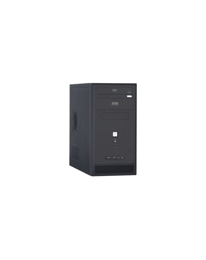 Obudowa komputerowa DEBUT Mini Tower Micro ATX 400W, 2x USB, 2x Audio (czarna) główny