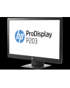 HP P203 20'' LED wide (1600x900, 5ms, 1000:1, 5000000:1 dynamic, 250 nits VGA, DP) - nr 11