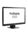 HP P203 20'' LED wide (1600x900, 5ms, 1000:1, 5000000:1 dynamic, 250 nits VGA, DP) - nr 23