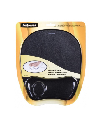 Fellowes podkładka pod mysz 200x20x230mm (pianka czarna) nr 2