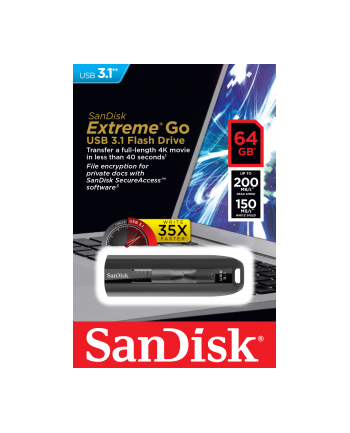 SanDisk Extreme Go 64 GB - USB 3.1