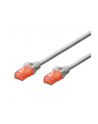 Digitus Patch cord nieekranowany U/UTP Kat.6 AWG 26/7 miedź LSOH szary 1,0m - nr 15