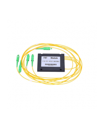 EXTRALINK 1:4 FBT COUPLER 70:10:10:10 SC/APC 2.0MM 1M ABS BOX