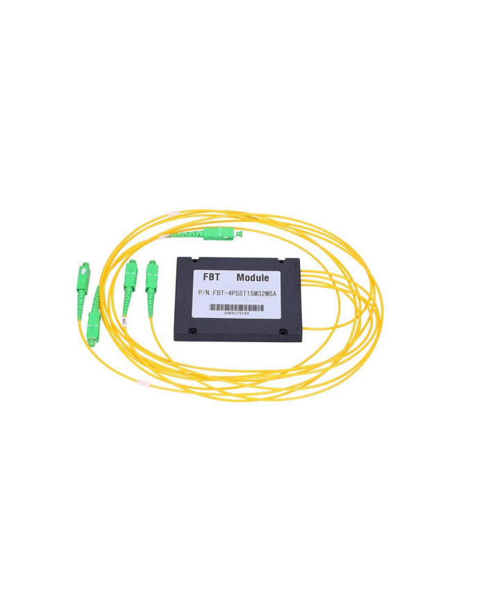 EXTRALINK 1:4 FBT COUPLER 70:10:10:10 SC/APC 2.0MM 1M ABS BOX główny