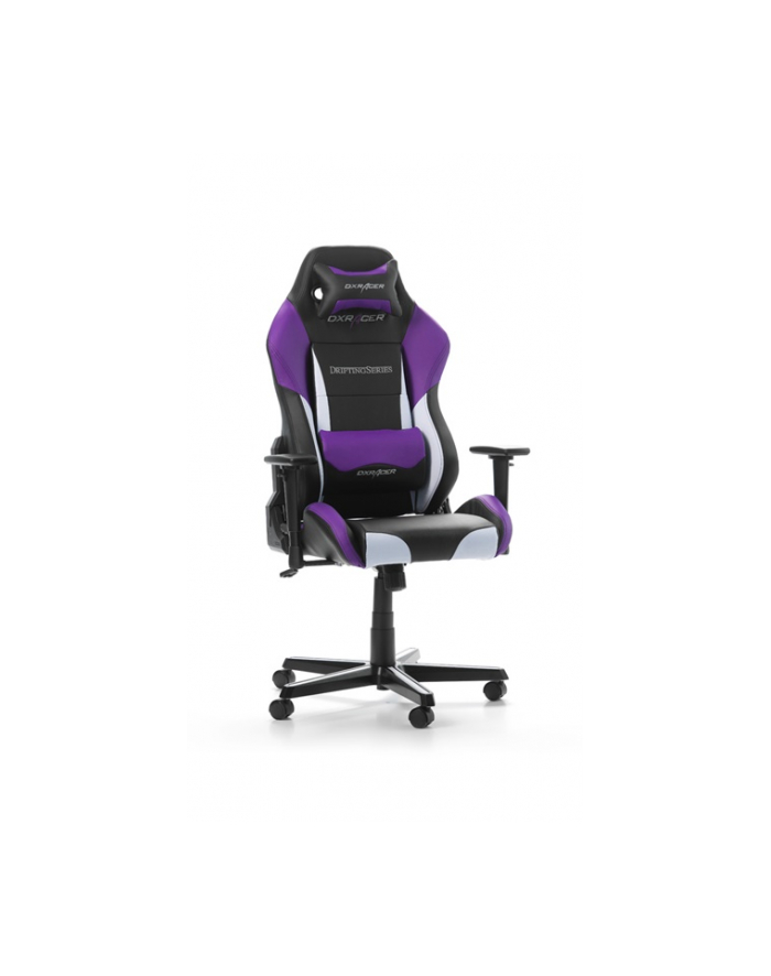 DXRacer Drifting Gaming Chair black/white/purple - GC-D61-NWV-M3 główny