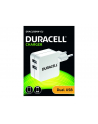 Duracell Podwójna ładowarka USB 2x 2.4A do telefonów i tabletów - nr 3