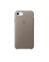 Apple iPhone 7 Leather Case - Taupe - nr 1