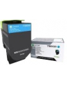 Toner Lexmark zwrotny cyan | 2300 str | CS/CX3/4/517 - nr 12