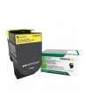 Toner Lexmark yellow zwrotny | 2300 str | CS/CX3/4/517 - nr 26